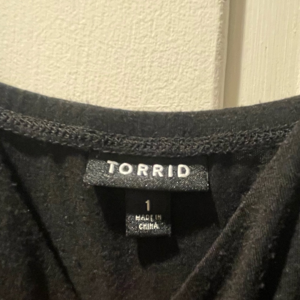 Torrid Black Tiered Maxi Dress Sz. 1X (14/16) - Picture 10 of 13